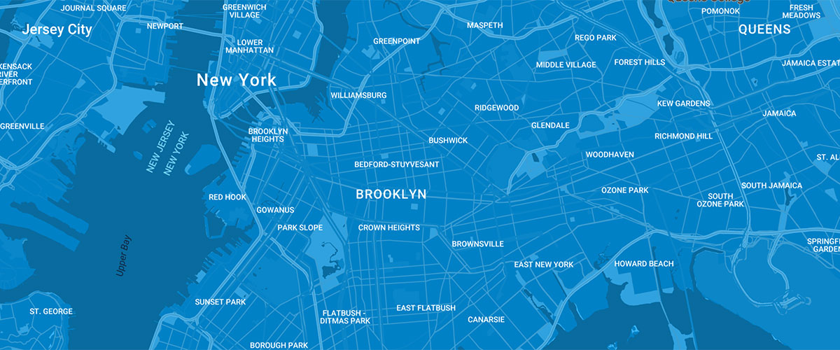 Map of New York 