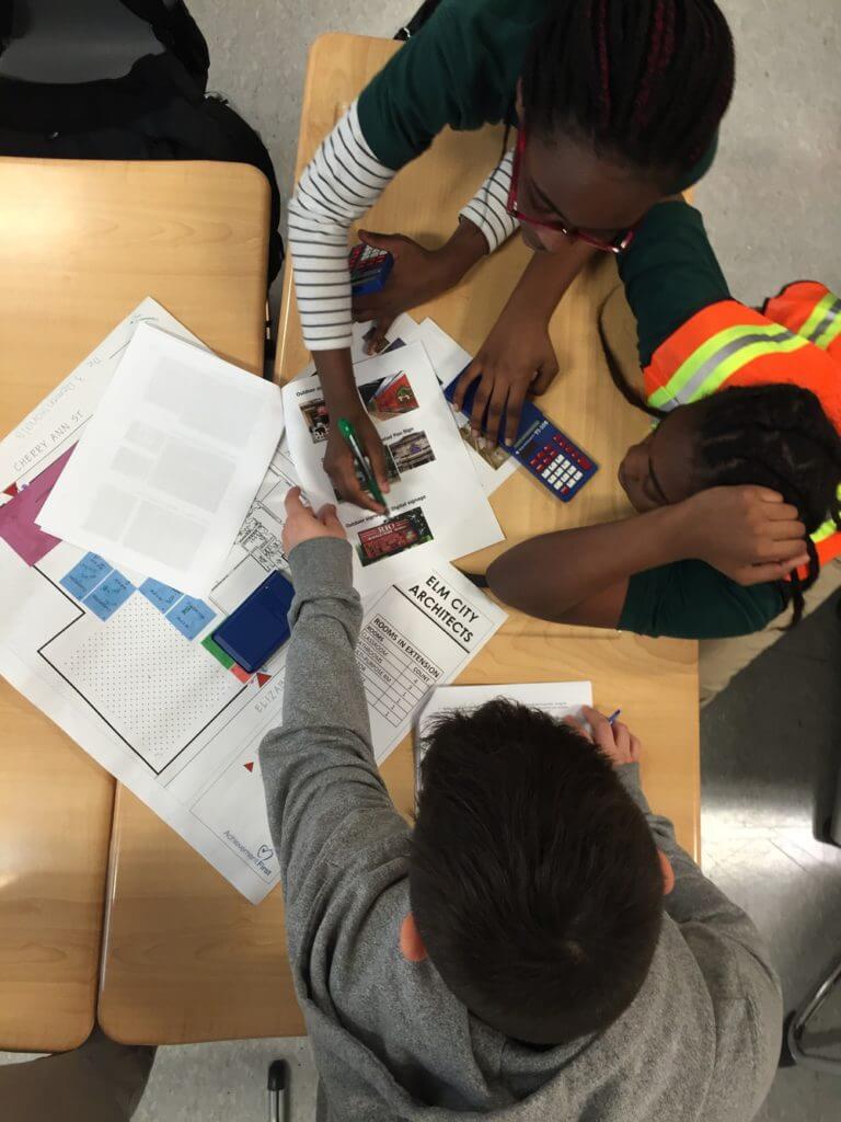 achievement first students working
