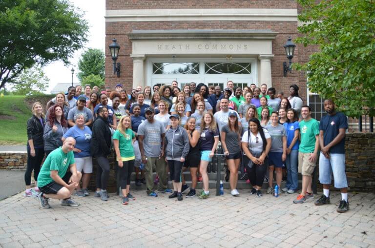 Principal Andrew Poole and the Elm City College Prep team.