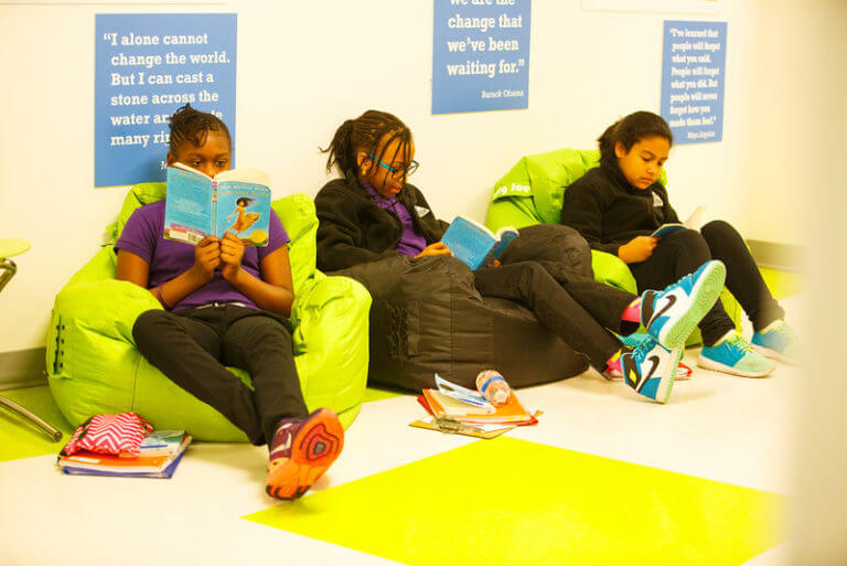 Achievement First Students Reading