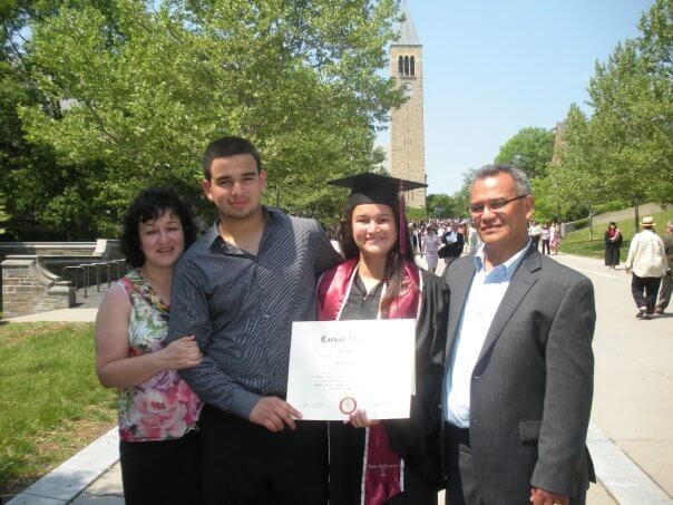 Diana from achievement first and her family.