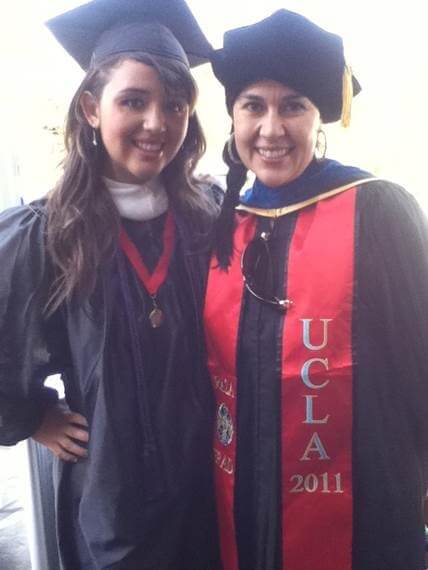 Mariangely and her mentor, Dr. Ochoa.