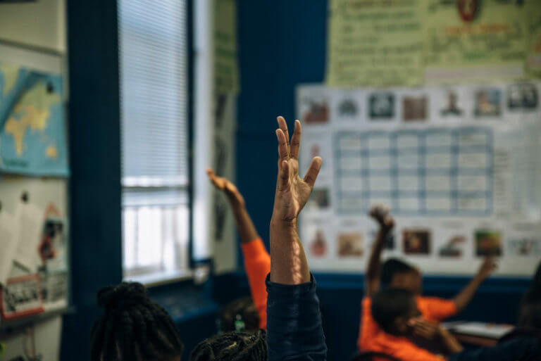 raising hands achievement first