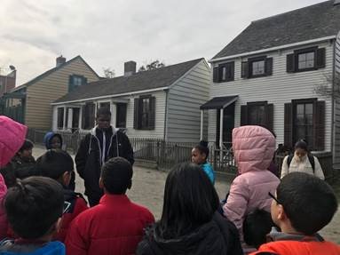 AF Bushwick scholars at the Weeksville Heritage Center