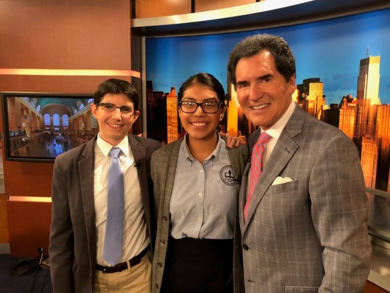 Debate Team Captain and Coach on Fox 5 News