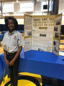 at the science fair