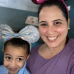 Cristina and her daughter smiling