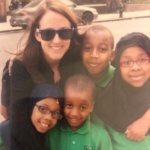 Maren Handorf and her students