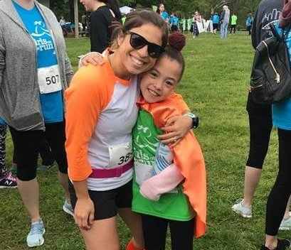 Principal Mindy at a race