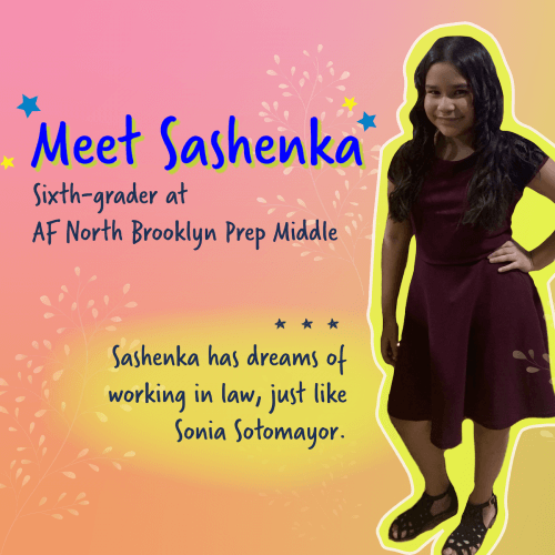 “Always Dream Big”: Sashenka’s Story