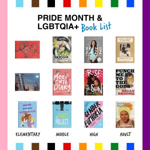 Pride Month and LGBTQIA+ Book List!