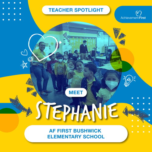 Stephanie Goes Forward With Her Students